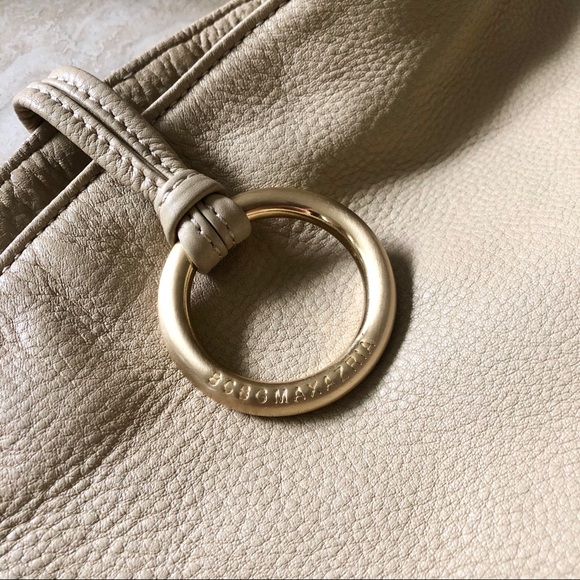 BCBG Maxazria Tote Bag - Cream Leather - Picture 6 of 12